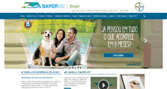 Desktop Screenshot of bayervet.com.br